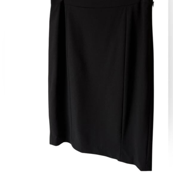 Lafayette 148 New York Skirt Size 4 Black Wool Blend Double Vent Pencil academia - Picture 9 of 16